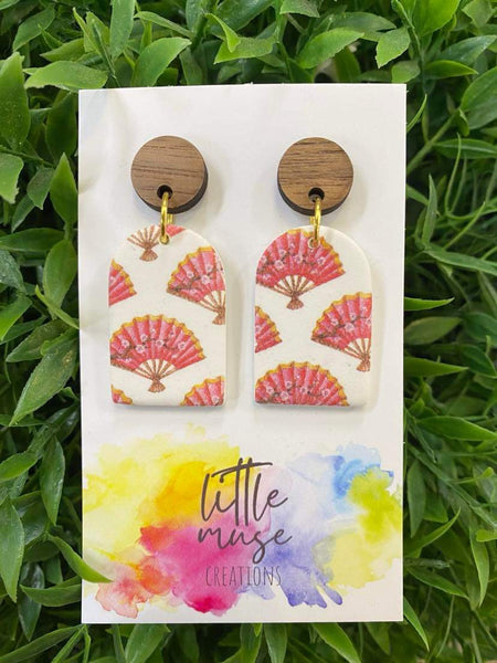 Little Muse Creations - Bamboo Dangle earrings