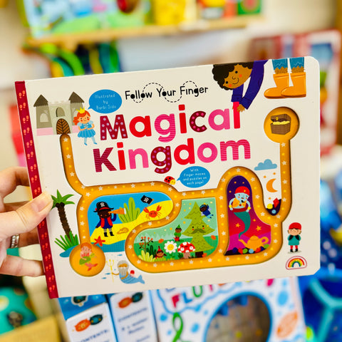 Follow Your Finger Maze Book - Magical Kingdom