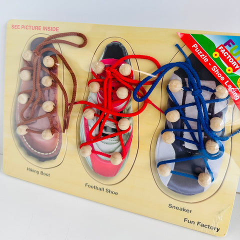 Shoe Lacing Puzzle - Fun Factory