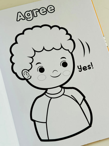 Ooly Colour-in’ Book Toddler- Feelings