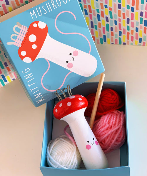 Rex London Knitting Mushroom Kit