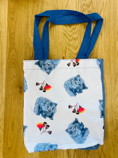 Art by Meredith - Denim Print Tote Bag