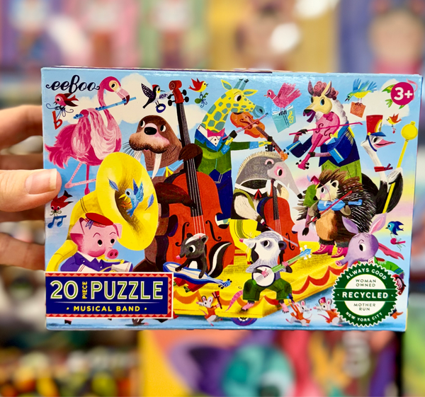 eeBoo 20 Pc Puzzle – Musical Band