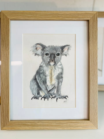 Art by Meredith -Koala Artwork framed