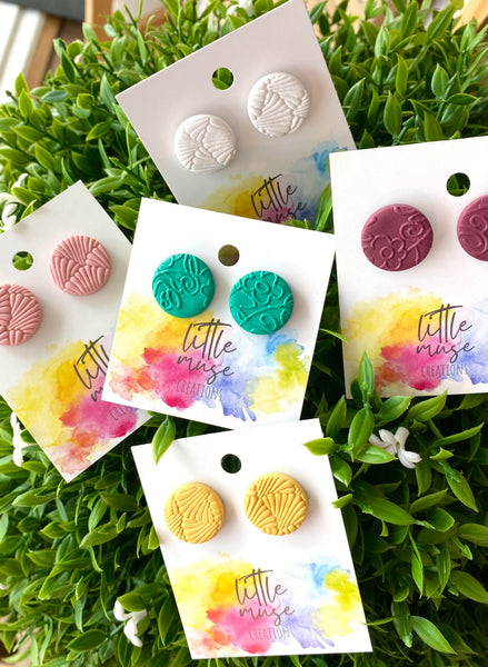 Little Muse Creations - Large Clay Studs