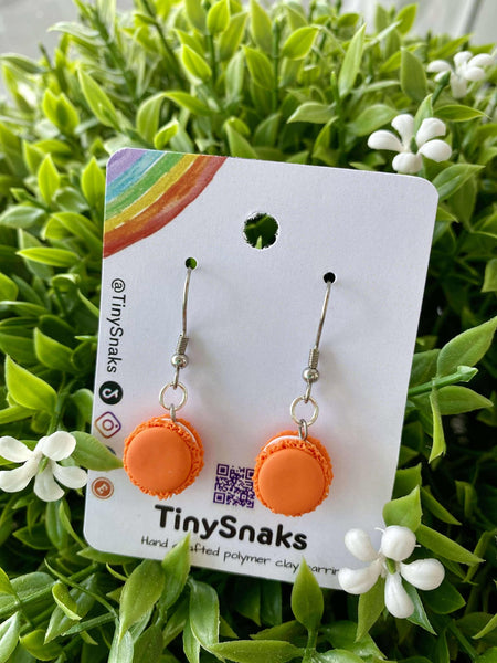 Tiny Snaks -  Bright Macarons Earrings