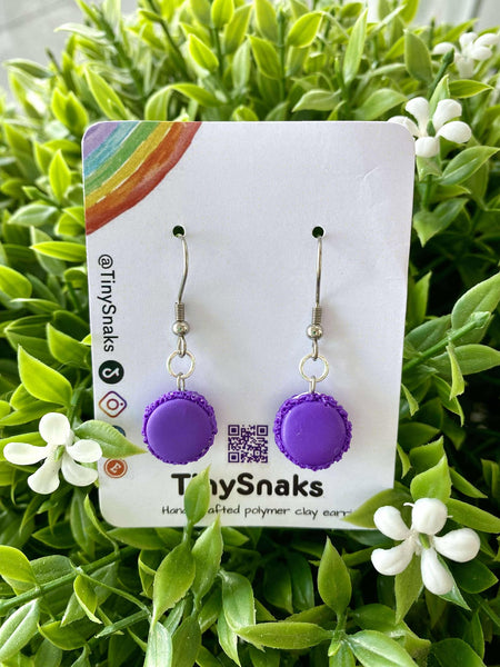 Tiny Snaks -  Bright Macarons Earrings