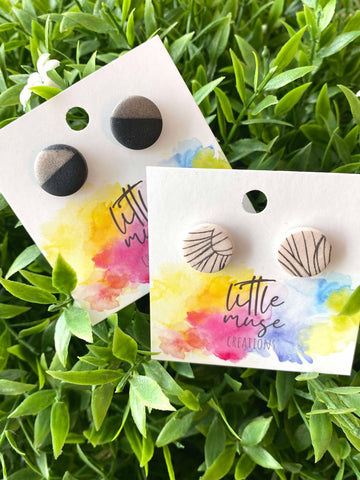 Little Muse Creations - Mini Clay Studs