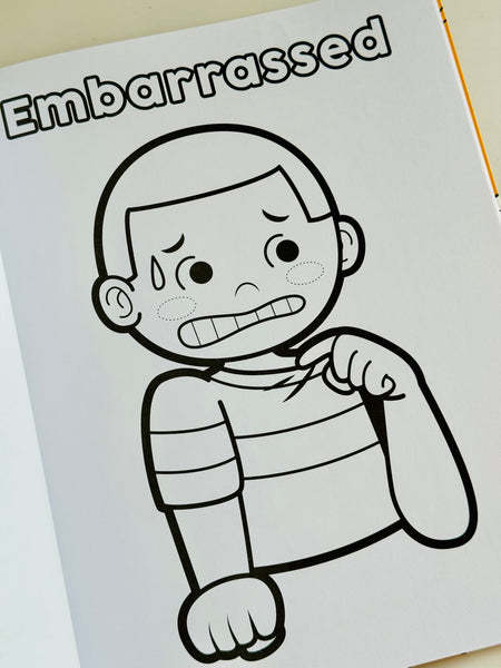 Ooly Colour-in’ Book Toddler- Feelings