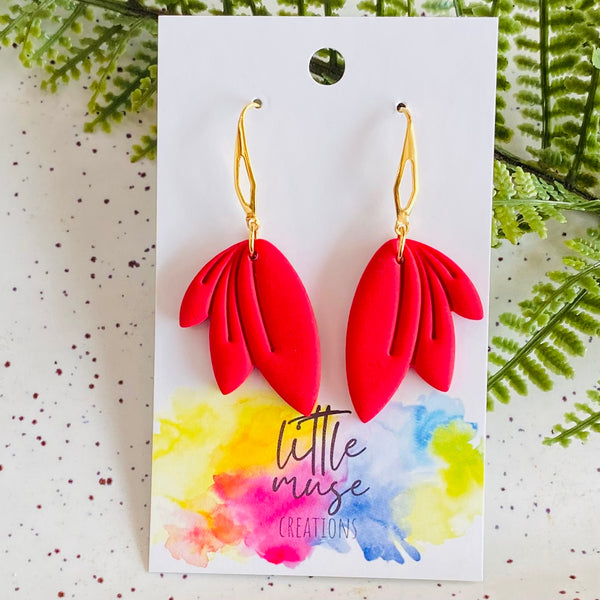 Little Muse Creations - Red Clay Dangles