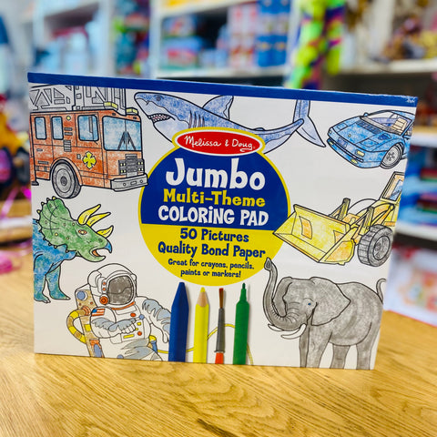 Melissa & Doug - Jumbo Multi-Theme Colouring Pad