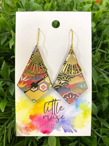 Little Muse Creations - Bamboo Dangle earrings