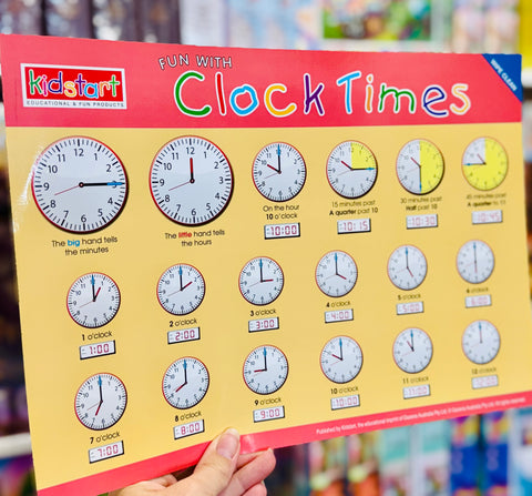 Clock Times Deskmat