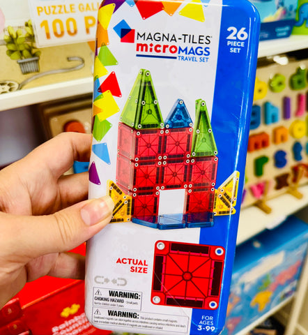 MAGNA-TILES - microMAGS Travel Set - 26 Piece Set