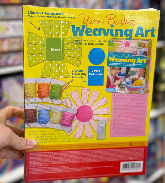 Yarn Basket Weaving Art Kit