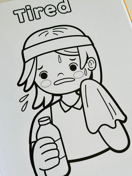 Ooly Colour-in’ Book Toddler- Feelings