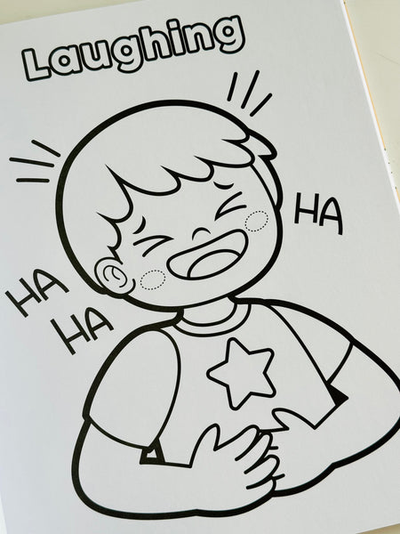 Ooly Colour-in’ Book Toddler- Feelings