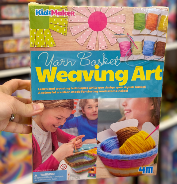 Yarn Basket Weaving Art Kit