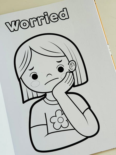 Ooly Colour-in’ Book Toddler- Feelings