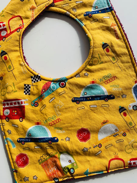 Handmade Baby Towelling Bibs - Sold Individually