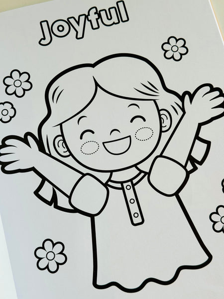 Ooly Colour-in’ Book Toddler- Feelings