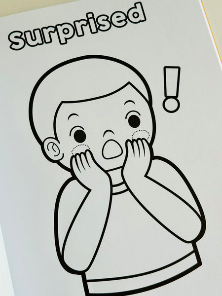 Ooly Colour-in’ Book Toddler- Feelings