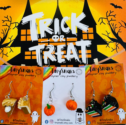 Tiny Snaks - Halloween Themed Earrings