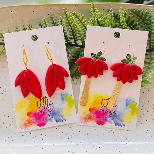 Little Muse Creations - Red Clay Dangles