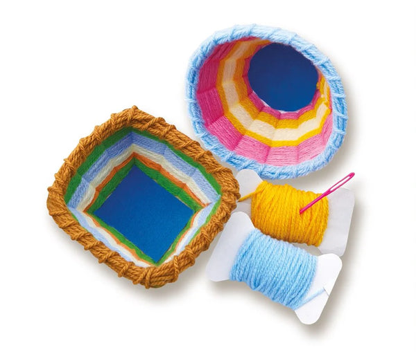 Yarn Basket Weaving Art Kit