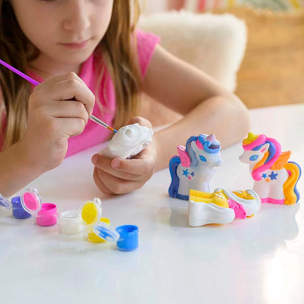 3D Mould & Paint Kit- Glitter Unicorns