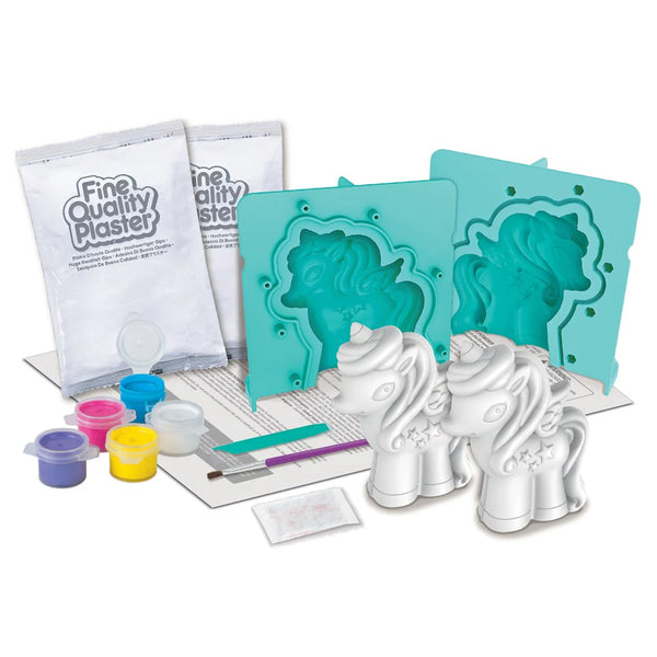 3D Mould & Paint Kit- Glitter Unicorns