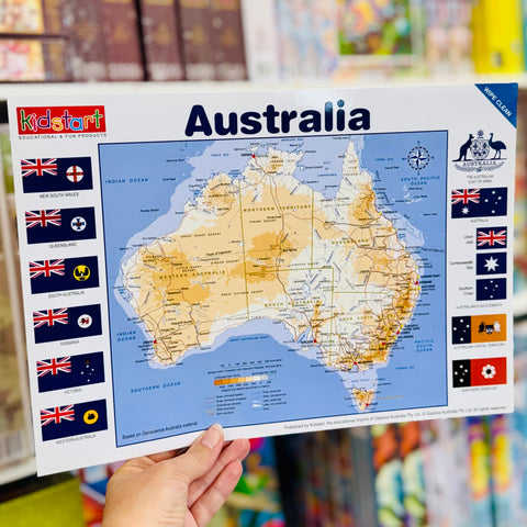 Australia Map Deskmat