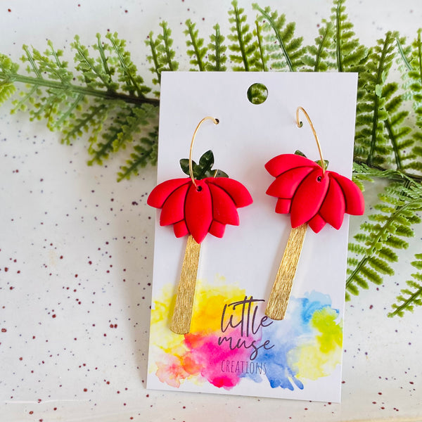 Little Muse Creations - Red Clay Dangles