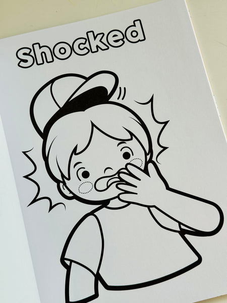 Ooly Colour-in’ Book Toddler- Feelings