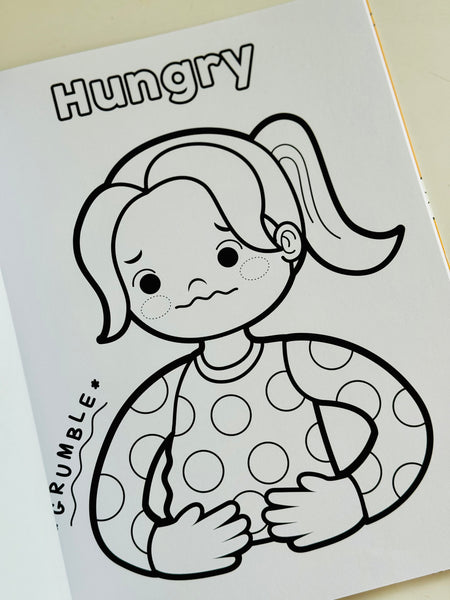 Ooly Colour-in’ Book Toddler- Feelings