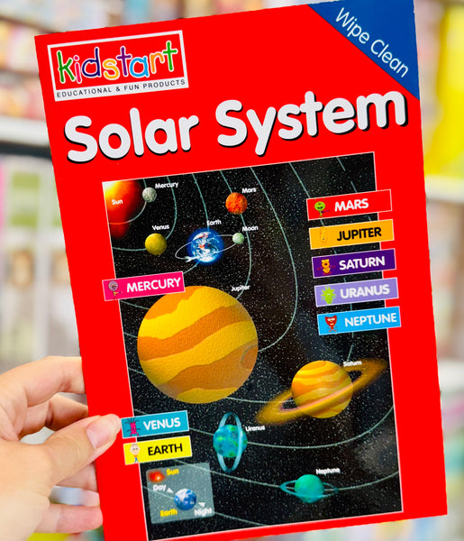 Solar System Wipe Clean Book