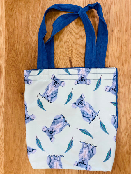 Art by Meredith - Denim Print Tote Bag