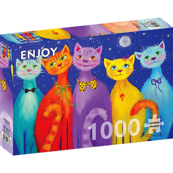 Enjoy Puzzle - Smiling Cats 1000pc