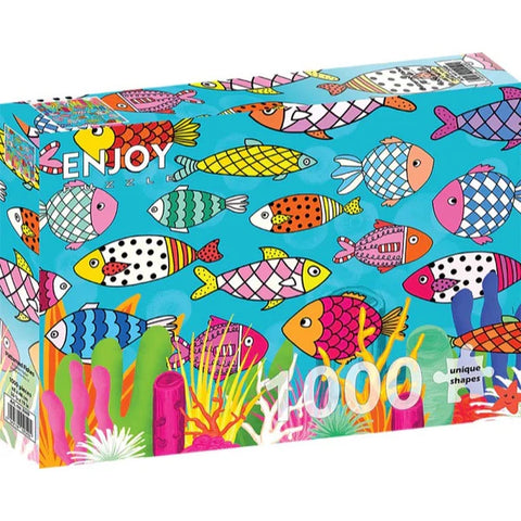 Enjoy Puzzle - Patterned Fishes 1000pc