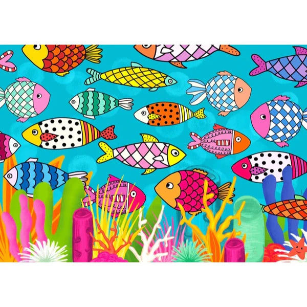 Enjoy Puzzle - Patterned Fishes 1000pc