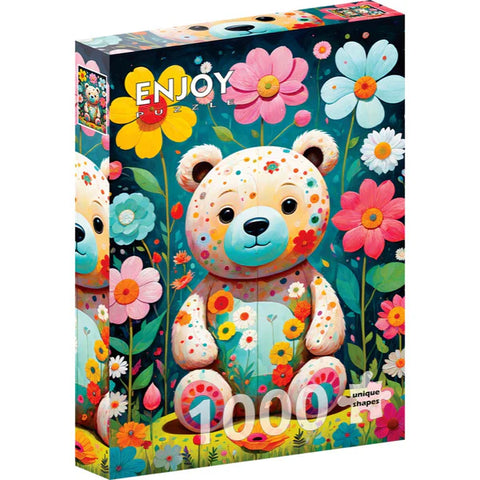 Enjoy Puzzle - Flower Teddy Bear 1000pc