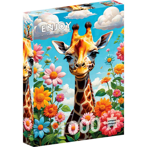 Enjoy Puzzle - Cute Giraffe 1000pc