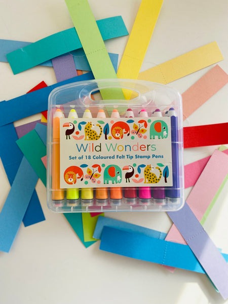 Rex London Felt Tip Stamp Pens – Wild Wonders