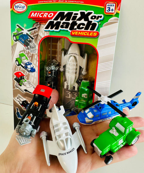 Micro Mix or Match - Vehicles Green