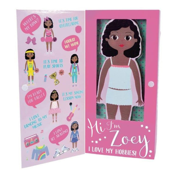 Wooden Magnetic Dress-up Doll – Zoey