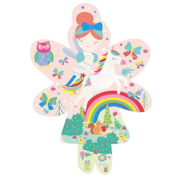 Floss & Rock 20 Pc Shaped Jigsaw Puzzle – Rainbow Fairy