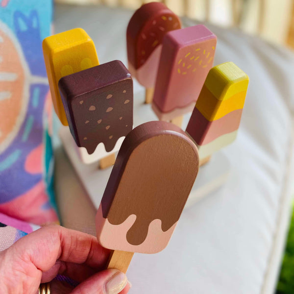 Wooden Ice Lollies