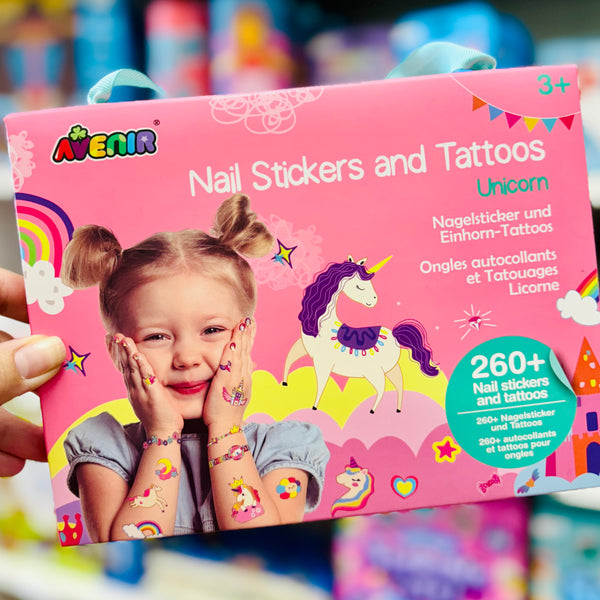 Avenir - Nail Stickers and Tattoos - Unicorns