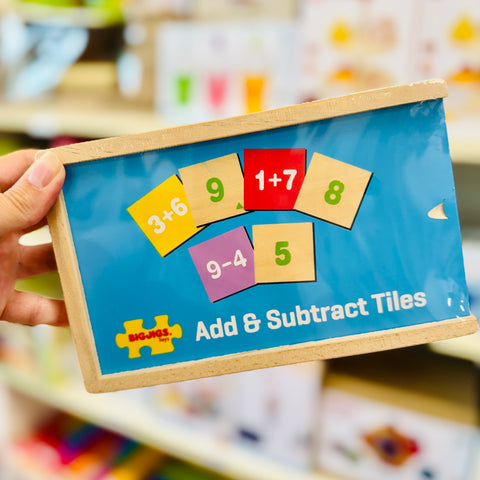 Bigjigs - Add & Subtract Tiles