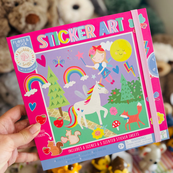 Floss & Rock Sticker Art – Rainbow Fairy